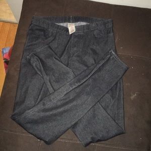 Dark wash jeggings
